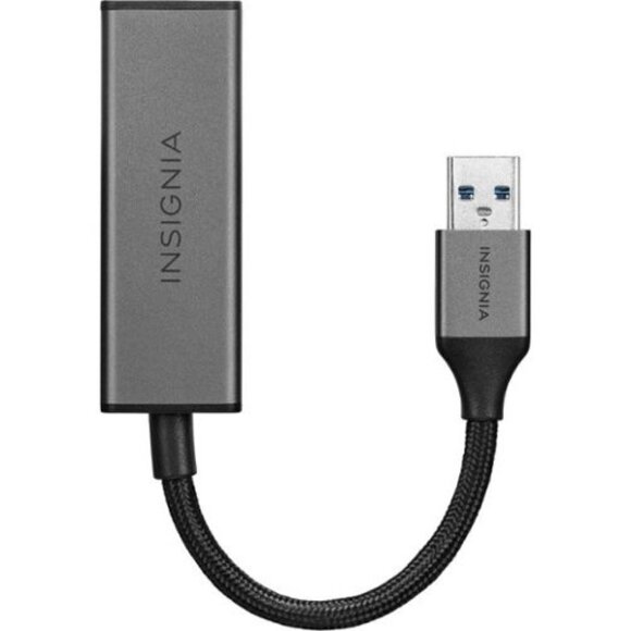USB to Ethernet Adapter - Black | Insignia™ - Picture 6 of 6
